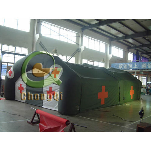 Inflatable medical tents